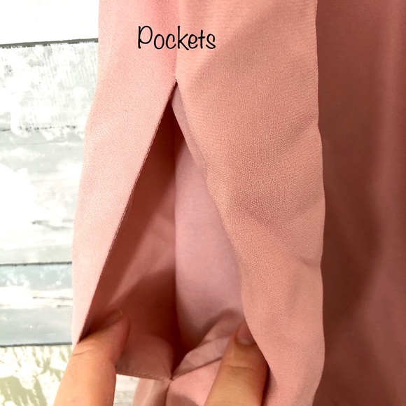 Cute Rose Pink Halter Dress - Picture 4 of 5